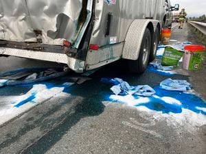 Highway 2 reopens after truck spills 20 gallons of herbicide mixture near Monroe