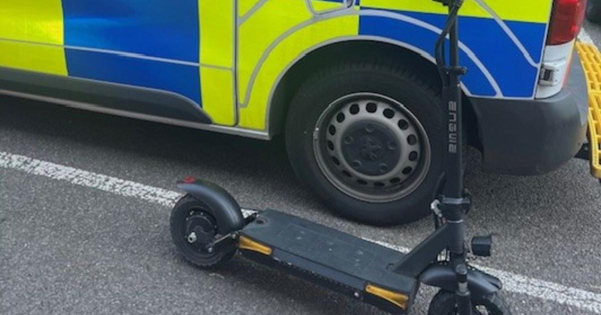 Banbury police stop illegal use of e-scooters